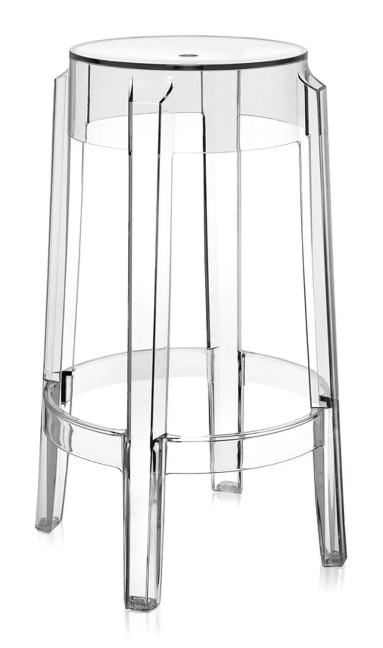 Charles Ghost Stool by Kartell Furniture Stool